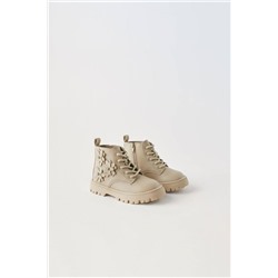 ZARA  😍 официальный сайт⚡️ стильные осенние ботинки для маленьких модниц , скидка 50🛍    ✅Цвет: на фото     ✅Материал: pu