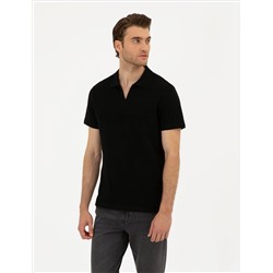 Siyah Slim Fit Tişört