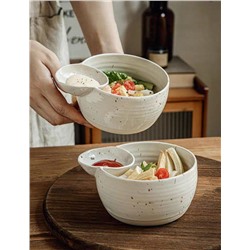 Интересная сервировочная чаша с соусником