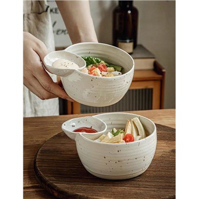 Интересная сервировочная чаша с соусником