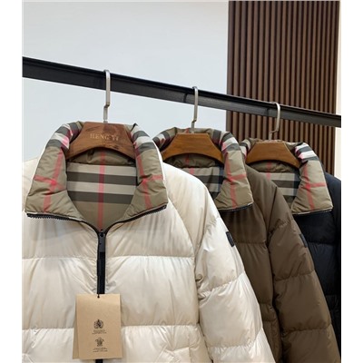 Двусторонний женский пуховик   Burberr*y