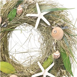 Großer Deko-Kranz im maritimen Dessin