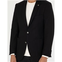 Siyah Ekstra Slim Fit Blazer Ceket