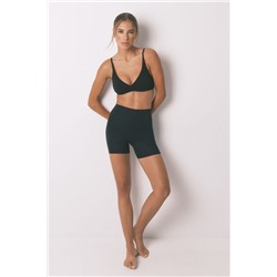 Sujetador triangular algodón negro