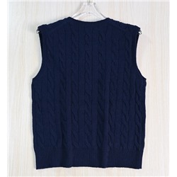 Женский классический шерстяной трикотажный жилет РАЛЬ*Ф Л