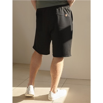 Шорты из тонкого футера с эластаном