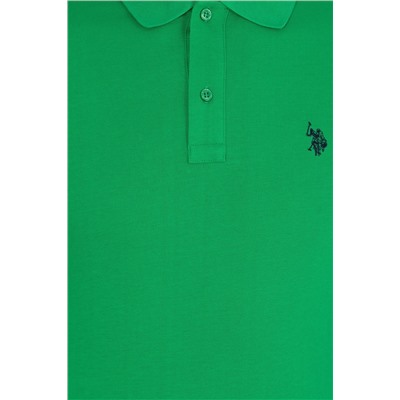 Erkek Elma Yeşili Basic Polo Yaka Tişört