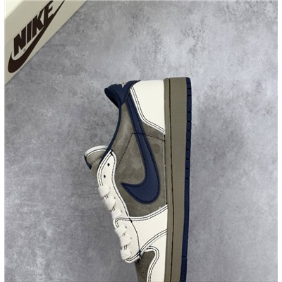 Travis Scott x Fragment Design x Air Jordan 1 Low OG SP AJ1 乔1 Balenciag*a