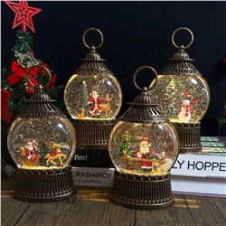 Светильник в виде необычного снежного шара