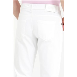 Erkek Beyaz Jean Pantolon