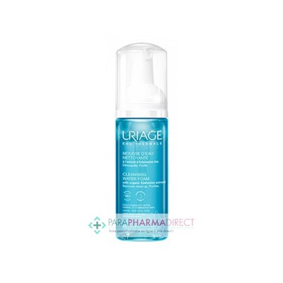 Uriage Mousse D'Eau Nettoyante - Démaquille et Purifie - Peaux normales à mixtes 150 ml