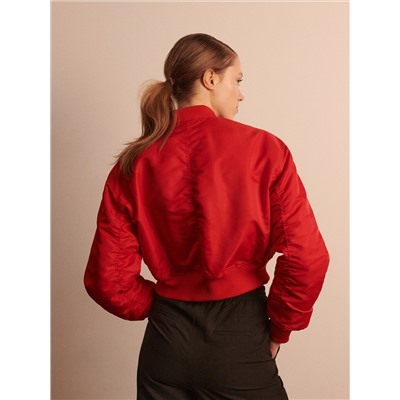 Bomberjacke aus recyceltem Stoff