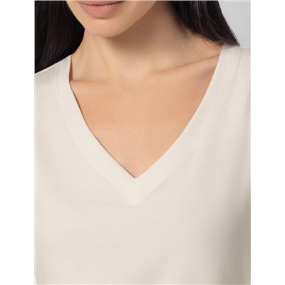 Футболка из премиального хлопка с эластаном