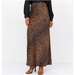 Атласная женская юбка