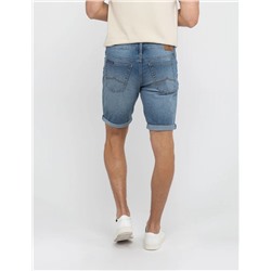 SLIM STRAIGHT 5 POCKET CUFFED DENIM SHORT