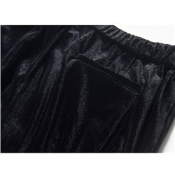 Zar*a ♥️  французский дизайн, эластичные бархатные брюки на шнурке со средней талией.. реплика  ✅Материал: бархатные ткани