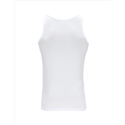 Beyaz Pamuk Karışımlı Atlet Boxer Set