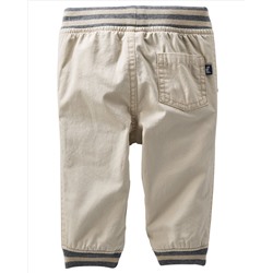 Jersey-Lined Pull-On Pants