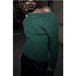 ASYMMETRIC TEXTURED KNIT JUMPER
