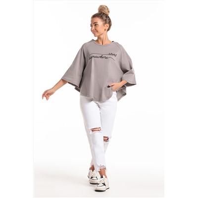 Пончо туника женская