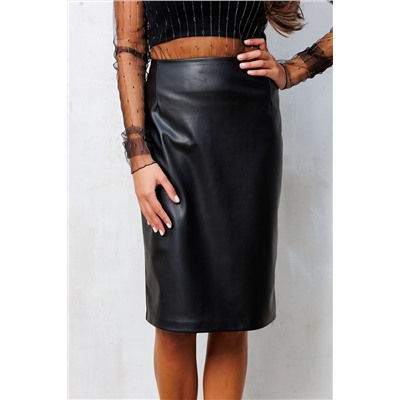 Юбка - карандаш экокожа 365