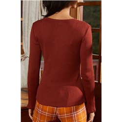 Терракотовая футболка Telie