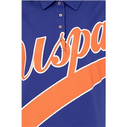 Kadın Mavi Polo Yaka Tişört