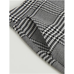 Checked mini skirt