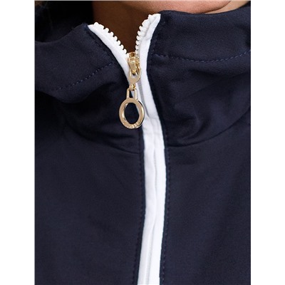 Худи на молнии из петельчатого футера двухнитки с эластаном без начеса