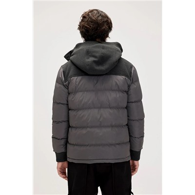 Bad Bear Valery Asfalt Erkek Puffer Mont