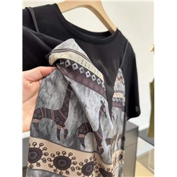 Женское платье с эффектом многослойности