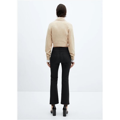 Jeans Sienna flare crop encerados