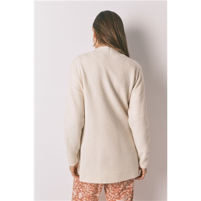 Cárdigan tricot beige