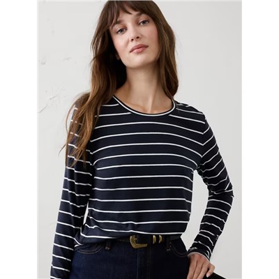 Timeless Long-Sleeve Crew-Neck T-Shirt