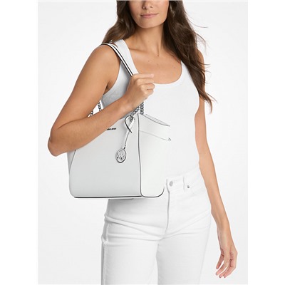 Michael Kors Outlet Jet Set Large Saffiano Shoulder Bag