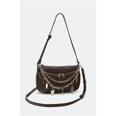 MINI CROSSBODY BAG WITH CHARM DETAIL