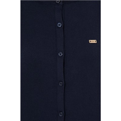 Kadın Lacivert Basic Triko Hırka