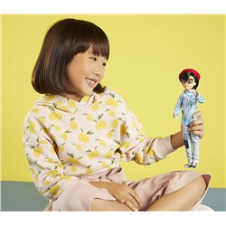 Creatable World Deluxe Character Kit Customizable Doll, Black Straight Hair