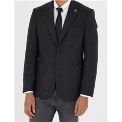 Antrasit Slim Fit Ceket