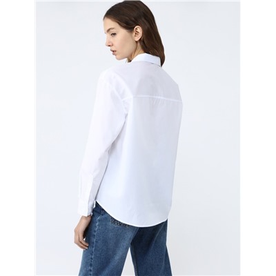 CAMISA POPELÍN DE MANGA LARGA