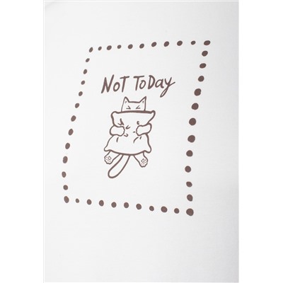 Футболка с принтом свободная эластичная из премиального хлопка