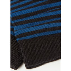Kurze Herrensocken mit Streifenmotiv