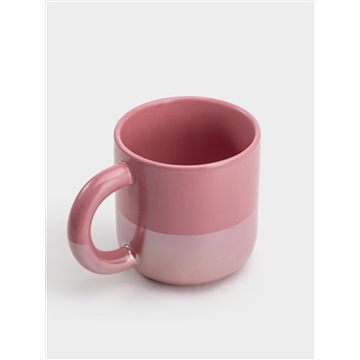 Кружка, 350 мл, тёмно-розовая, Горизонт