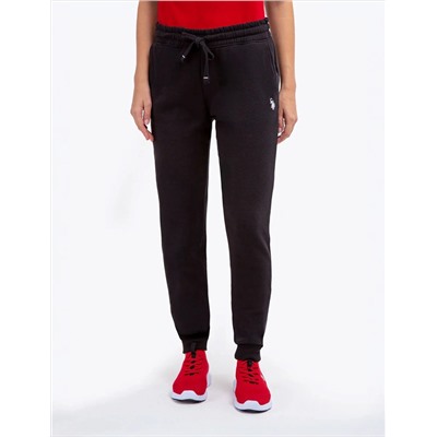 FLEECE HIGH WAISTED LOGO JOGGER