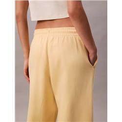 New Arrival Monogram Logo Fleece Wide Leg Sweatpants