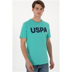 Erkek Regular Fit Bisiklet Yaka Mint Basic Tişört