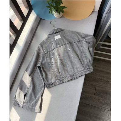 Женская джинсовая куртка с широкими рукавами АРМАН*И