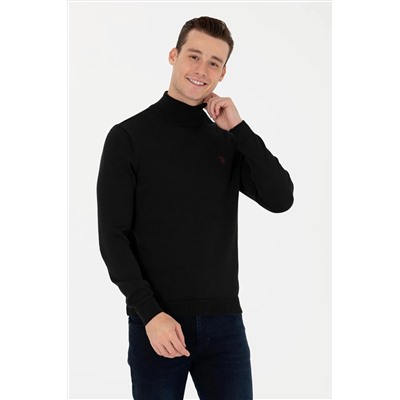 Erkek Siyah Basic Kazak