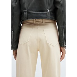 Jeans slouchy tiro alto