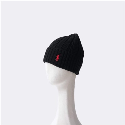 Вязаная шапка с вышивкой небольшого объема  РАЛЬ*Ф Л